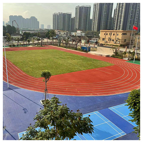 津南中山东凤镇中心小学无缝预制型跑道