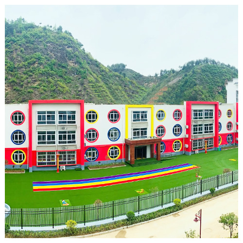 津南高坝店镇中心幼儿园人造草坪跑道